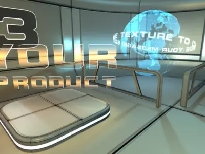 Showroom Level Kit Vol 2 Low-poly 3D model