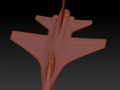 F16 aircraft 3D print model