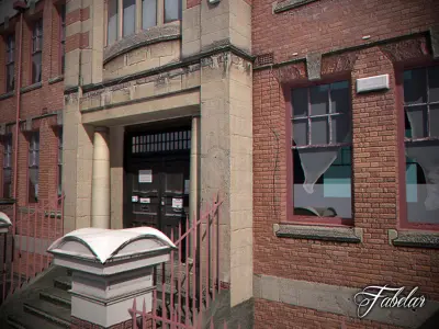 Building 03 Low-poly 3D model