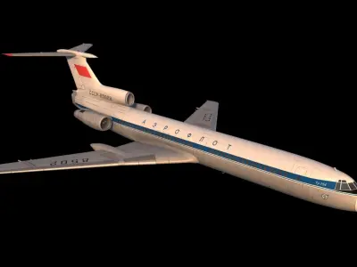 Tu-154 3D model