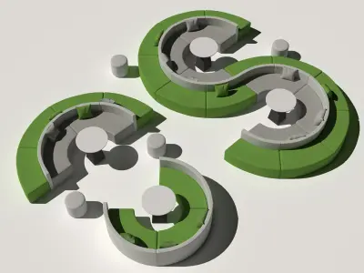 Office Sofa 3D model