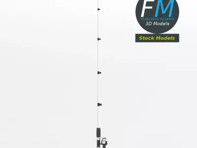 Fishing rod 2 3D model