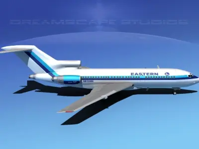 Boeing 727-100 Eastern Airlines 2 3D model