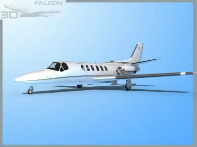 Falcon3D Citation V C560 F05 3D model