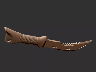 Lost Predator Axe 3D print model