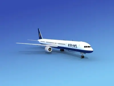 Boeing 757-300 Atlas Air 3D model