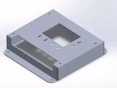 Sheet metals box Free 3D model