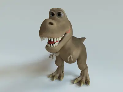 T-Rex animated t - rex dinosaur 3D model