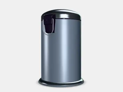 MJOSA Pedal bin 1 Low-poly 3D model