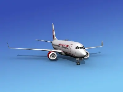Boeing 737-700ER Simmons Charter 3D model