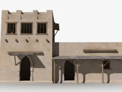 Arab x25 Low-poly 3D model