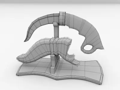 Kerambit knife 3D model