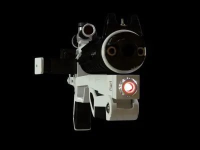 Blaster F11-D Low-poly 3D model