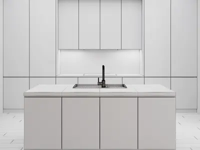 Kitchen Modern 3D model shop