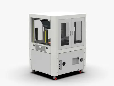 Modular Notebook Case Assembly Locking Machine 3D model