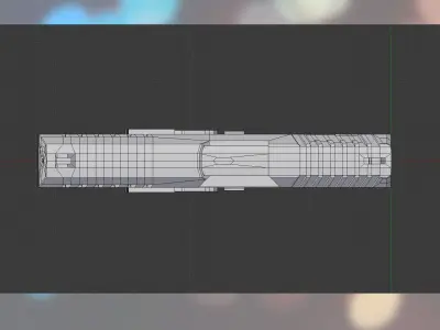 Walther P99Q Low-poly 3D model