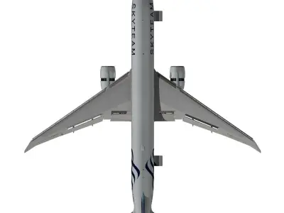 Boeing 777-300ER Skyteam AF 3D model