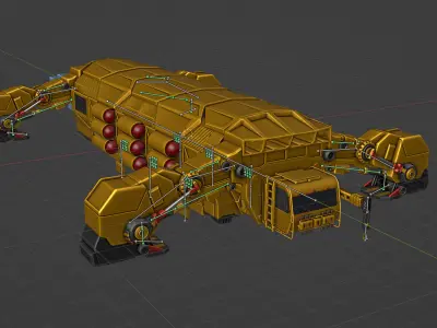 HEAV MULE from Godzilla X Kong Free 3D model