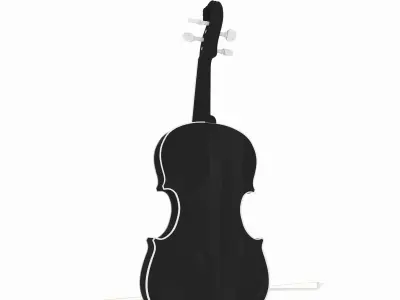 Violin 3D model