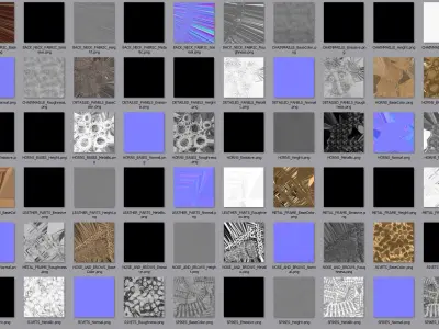 Norse Warlord Helmet PBR 3D model