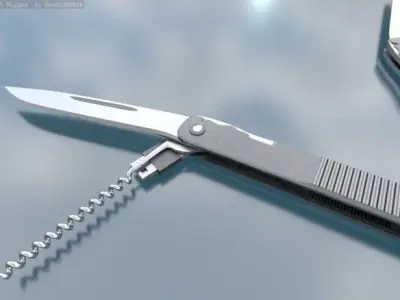 Universal Tool Low-poly 3D model