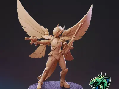Galaxy Elves - Male Vengeful Wasps Pose 2 3D print model