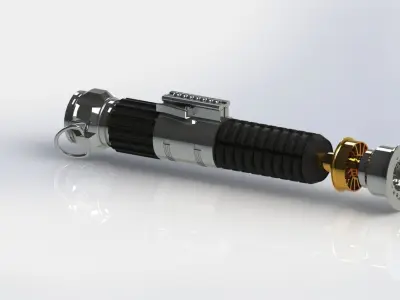 Obi Wan Kenobi Jedi Master Lightsaber 3D print model