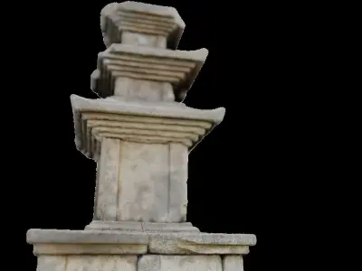 Korean Traditional Pagoda SeokTop 3D model