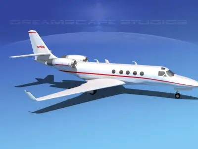 IAI Astra Jet V01 3D model
