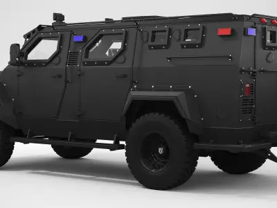 SWAT Truck Pit-Bull VX 3D model