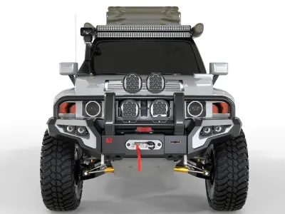 Hummer h3 Ecotechne Edition  3D model