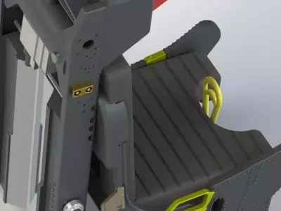 SR71 Ejection seat HDwork 3D print model