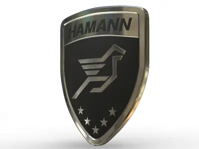 hamann logo 3D model