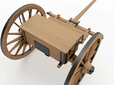 Napoleon Model 1841 6 pounder Limber 3D model