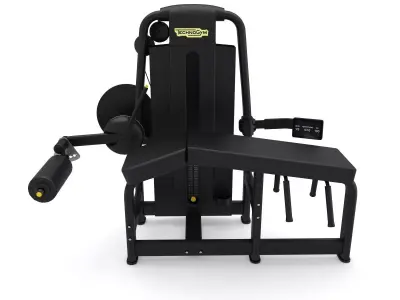 Technogym - Selectorised - Prone Leg Curl 3D model