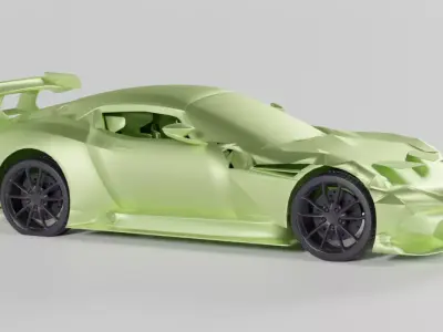 For 3D print Aston Martin Vulcan Free 3D print model