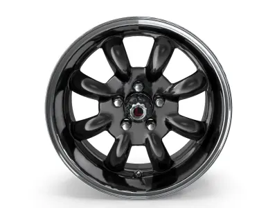Legendary Wheel Co Minilite LW80 Charcoal 3D model