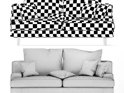 Roche Bobois sofa leather free Free 3D model