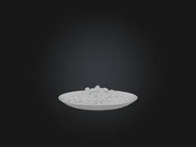 Fish Food Low-poly 3D model