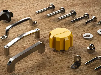 Mechanical Components Asset Pack Vol 1 3D model