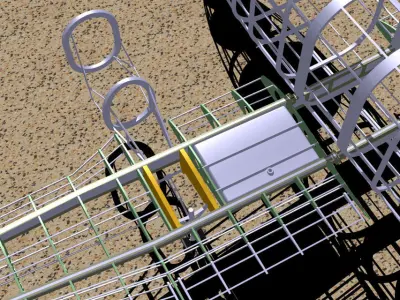 beechcraft king air b200 gt-structure 3D model