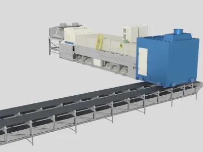 Automatic Sorting and Screening Machine 3D model