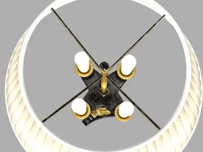 Tripod Candelabrum Table Lamp by vaughan 3D model