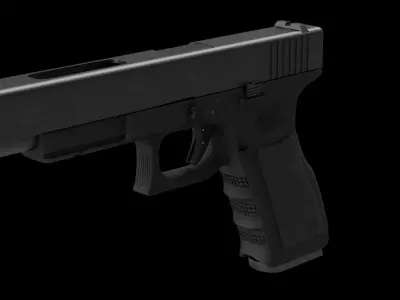 Glock 34 Low-poly 3D model