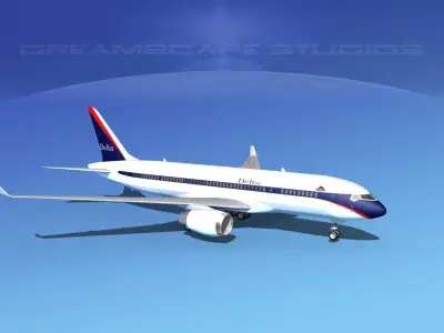 Boeing 787-8 Delta 3D model