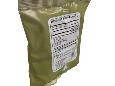 Military MRE Ration Pack 3D model