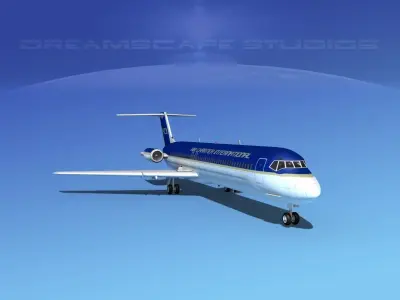 Douglas DC-9-50 Air Charter Intl 3D model