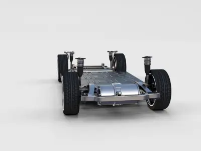 Tesla Model S Chassis rev 3D model
