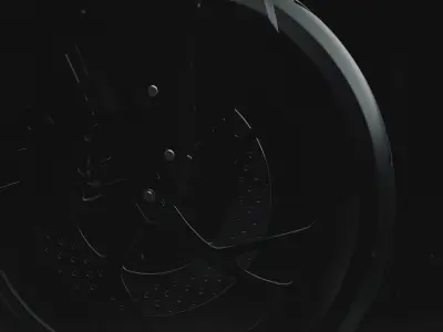 ZERO GRAVITY GLIDE Concept 3D Design of Futuristic Bike Free 3D model