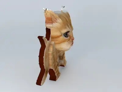Kitten Tiddle Free 3D model
